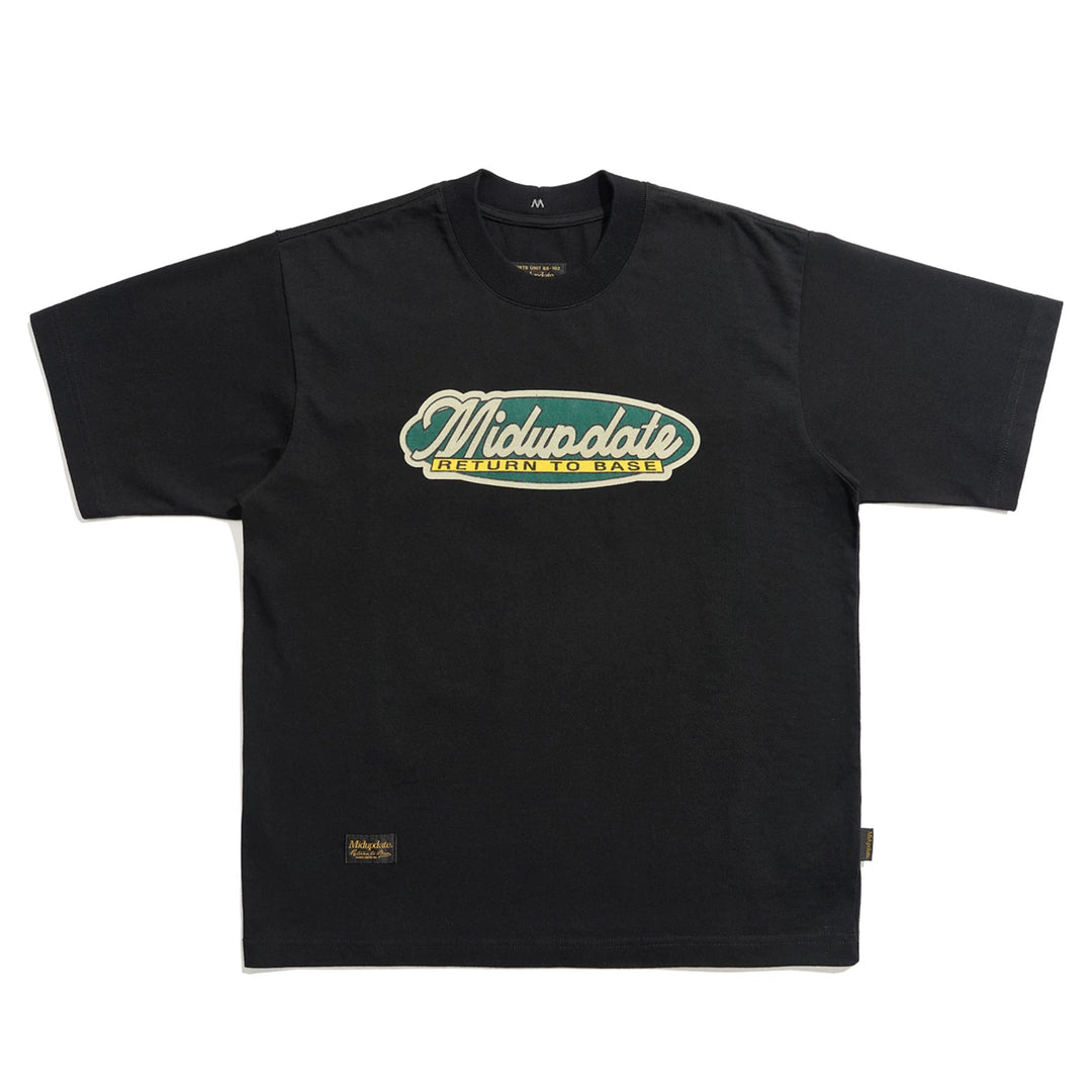 MU539 Vintage American Print Panel Tee