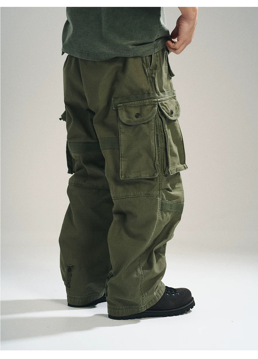 MUP25186 Distressed Military Cargo Pants