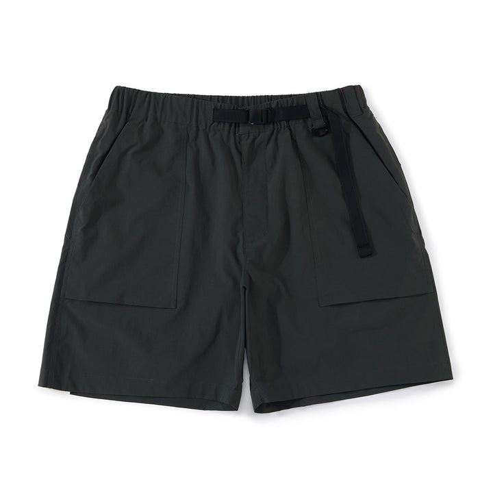 Zip Pocket Cropped Cargo Shorts