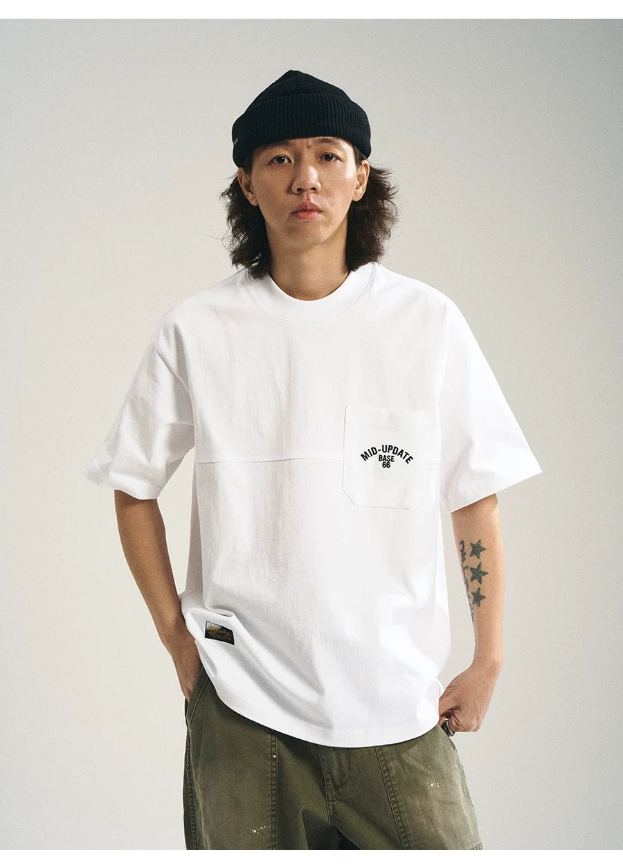 MU538 Clean Panel Pocket Tee