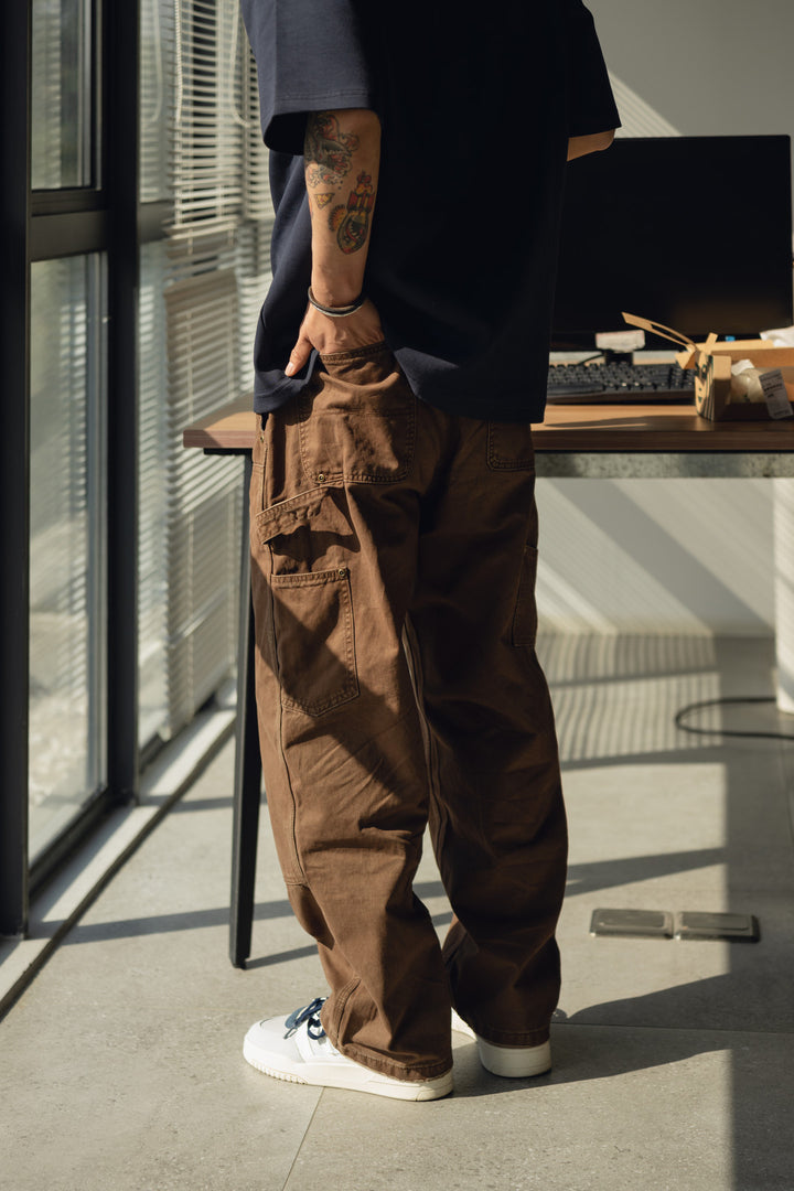 B-01 Washed Carpenter Pants