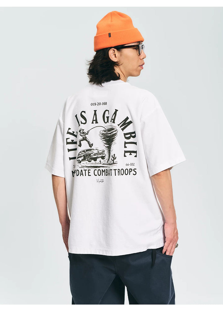 MU541 Vintage Western Cowboy Graphic Tee