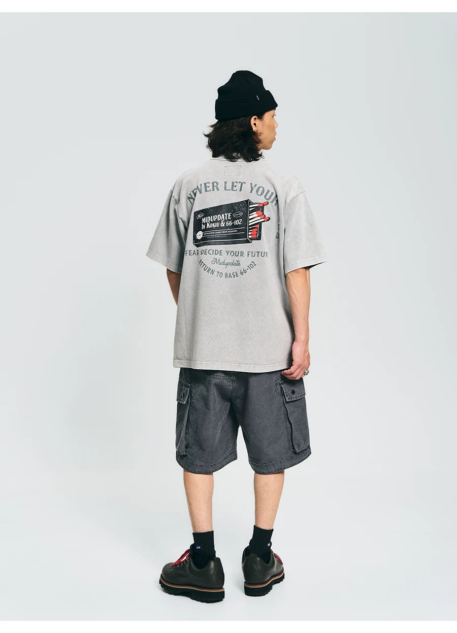MU540 Vintage Wash Casual Matchbox Tee