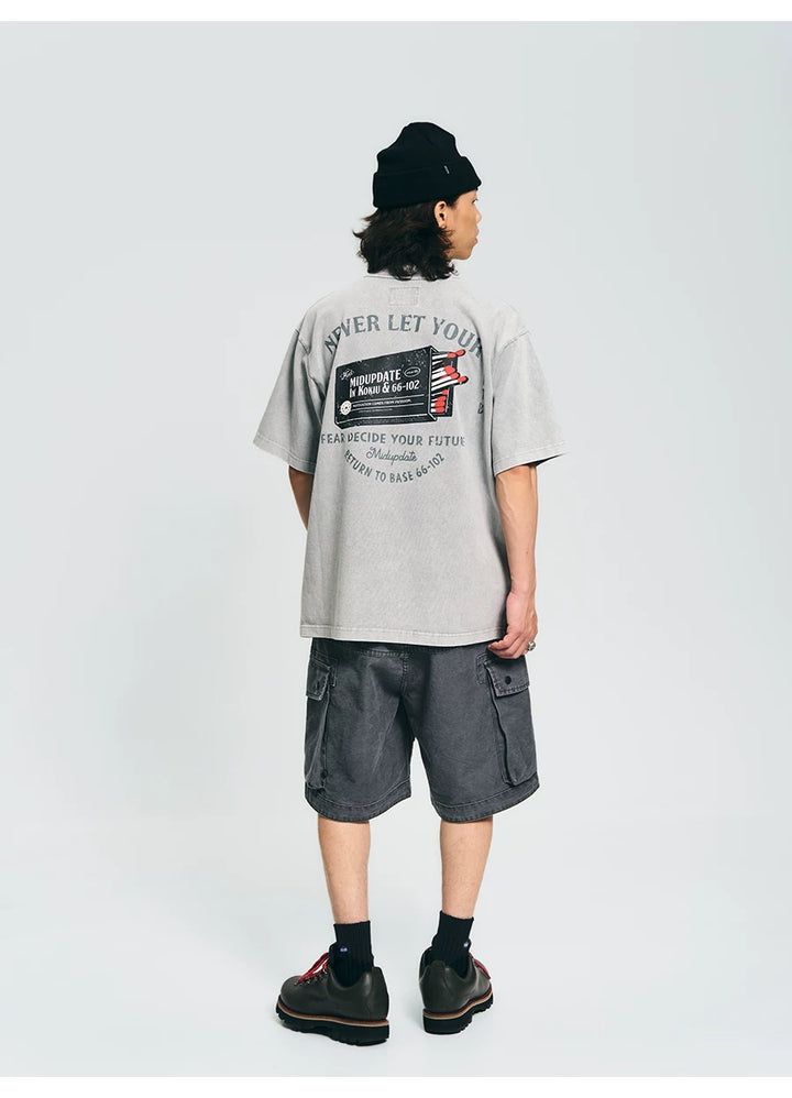 MU540 Vintage Wash Casual Matchbox Tee