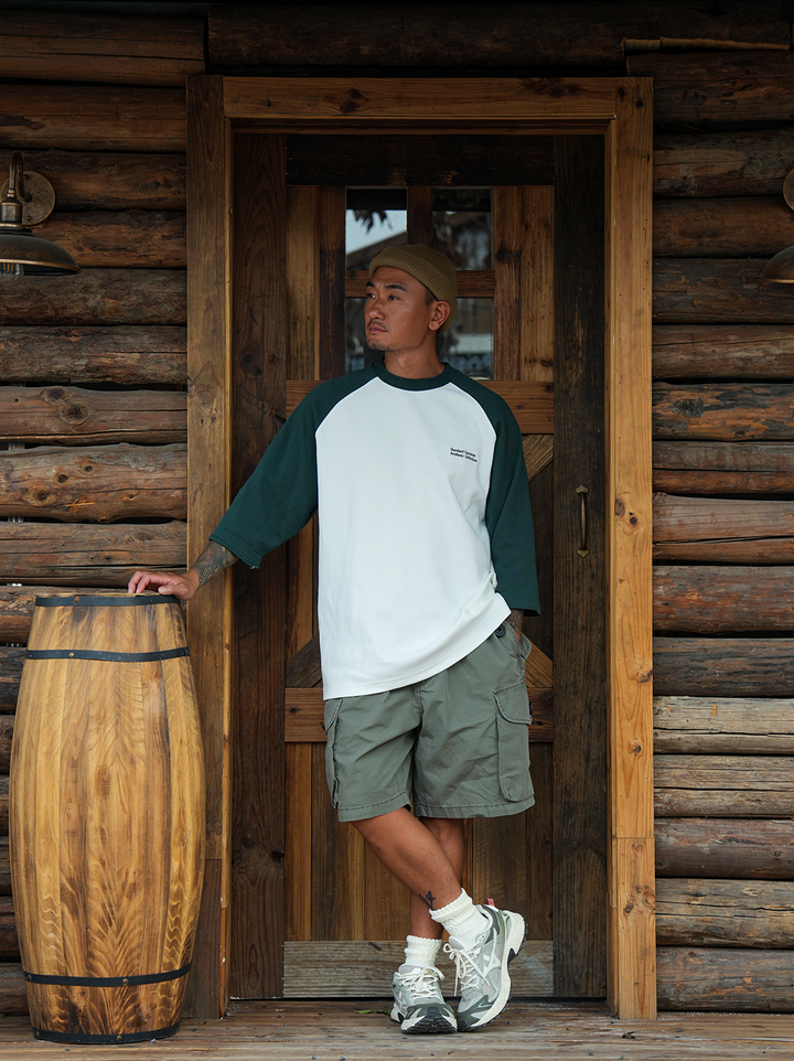 LAPRIMA CONTRAST 3/4 LS TEE