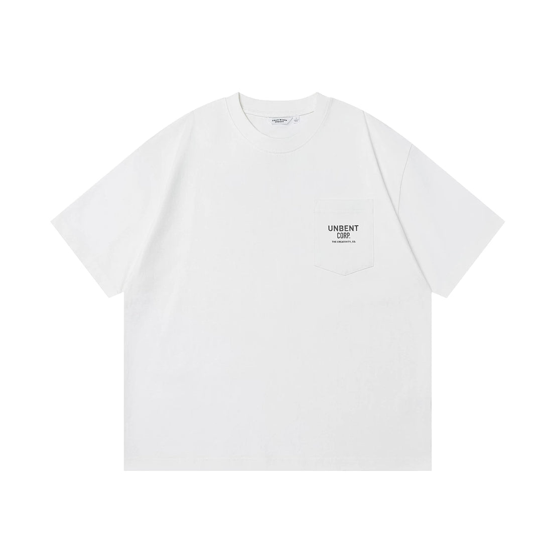 Distressed Print Pocket Tee