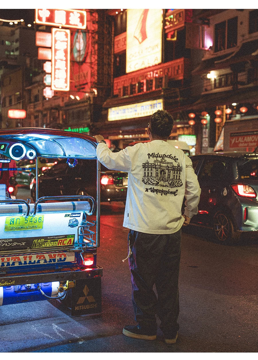 MUP120 Vintage Cactus Embroidered Chinos