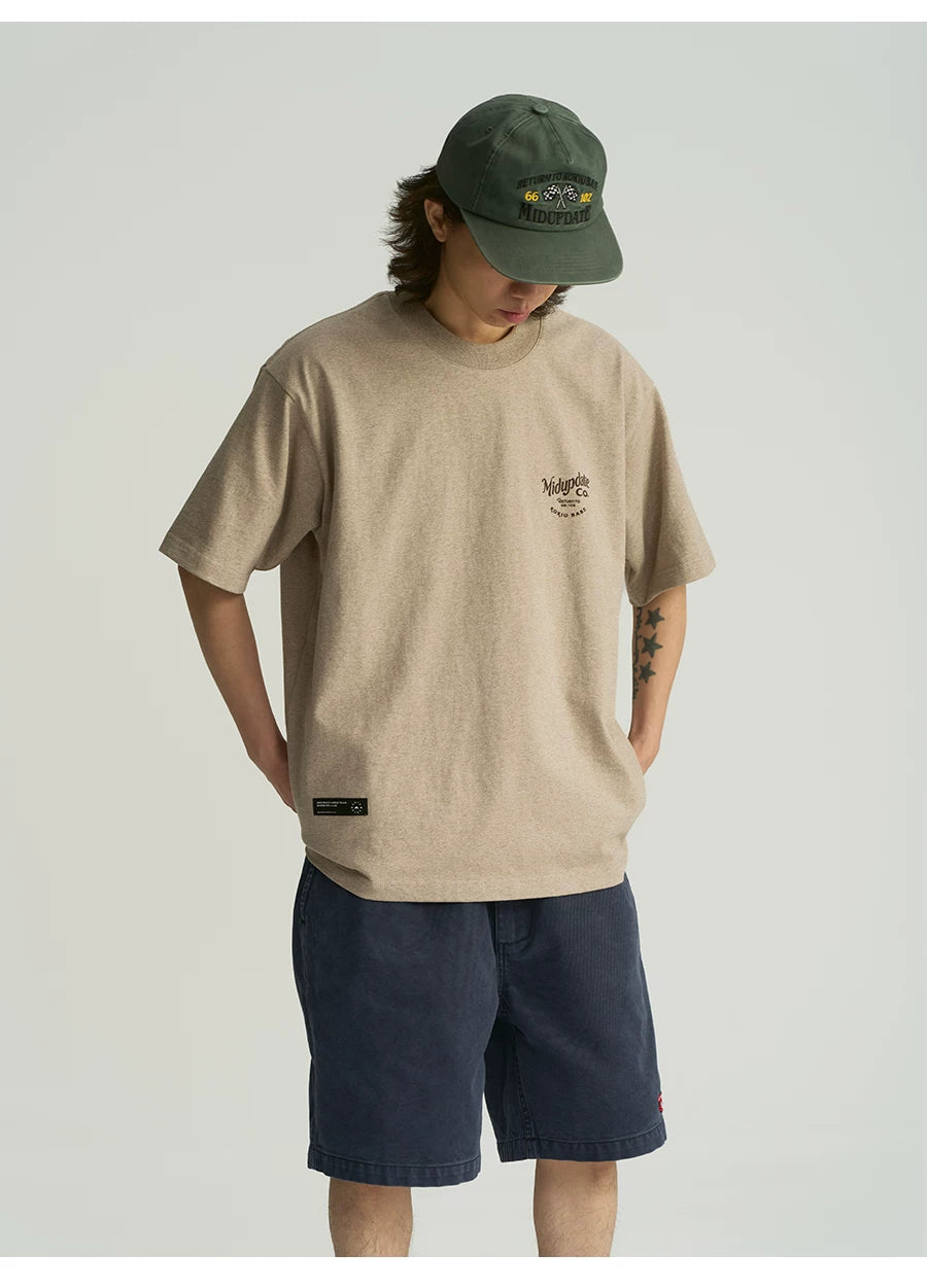 MU566 Vintage Washed Circle Logo Tee