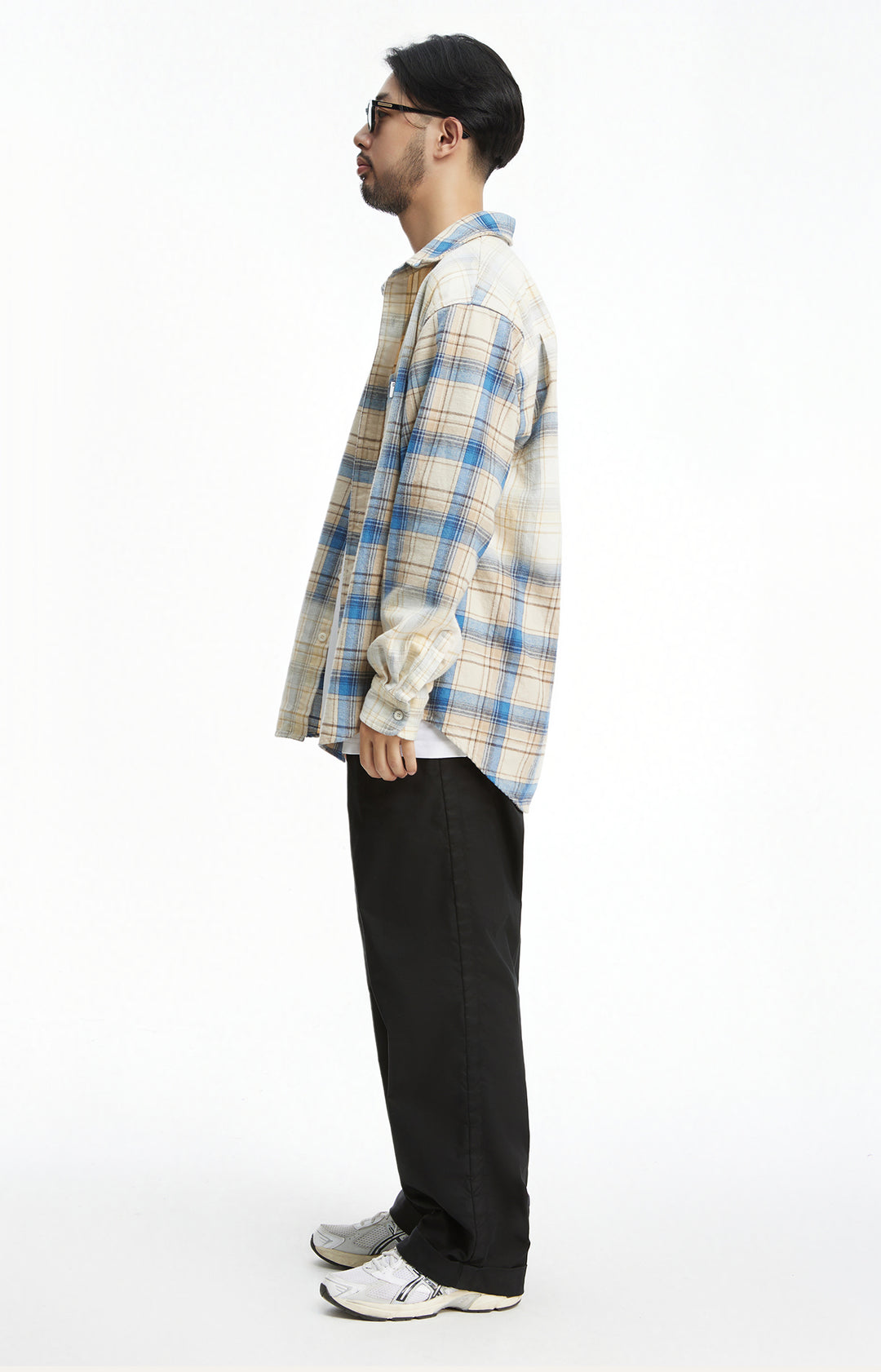 Gradient Plaid Shirt