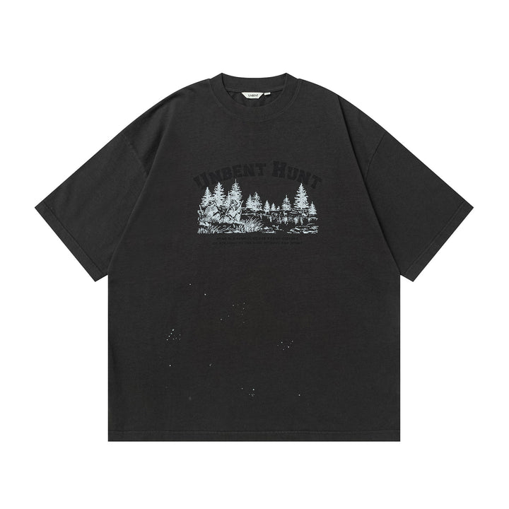 Paint-Splatter Washed Tee