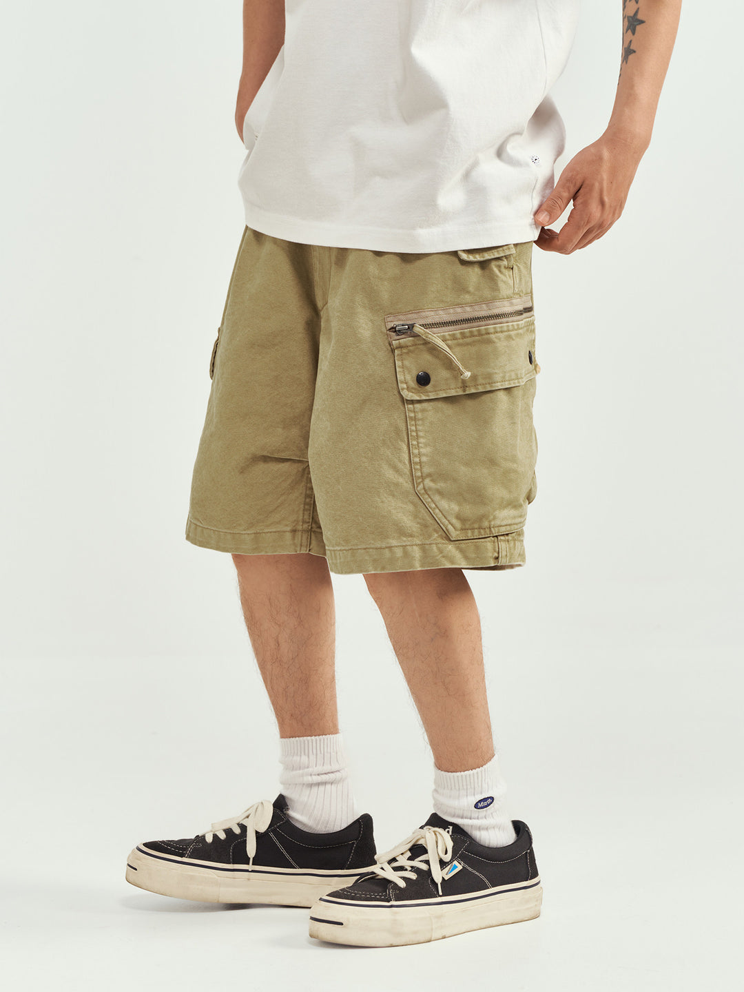 Vintage Washed Cargo Shorts
