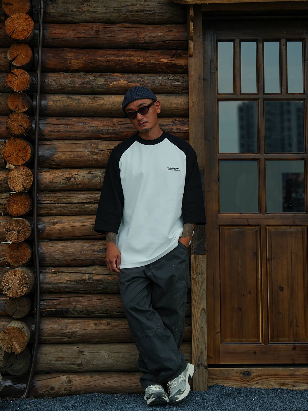 LAPRIMA CONTRAST 3/4 LS TEE