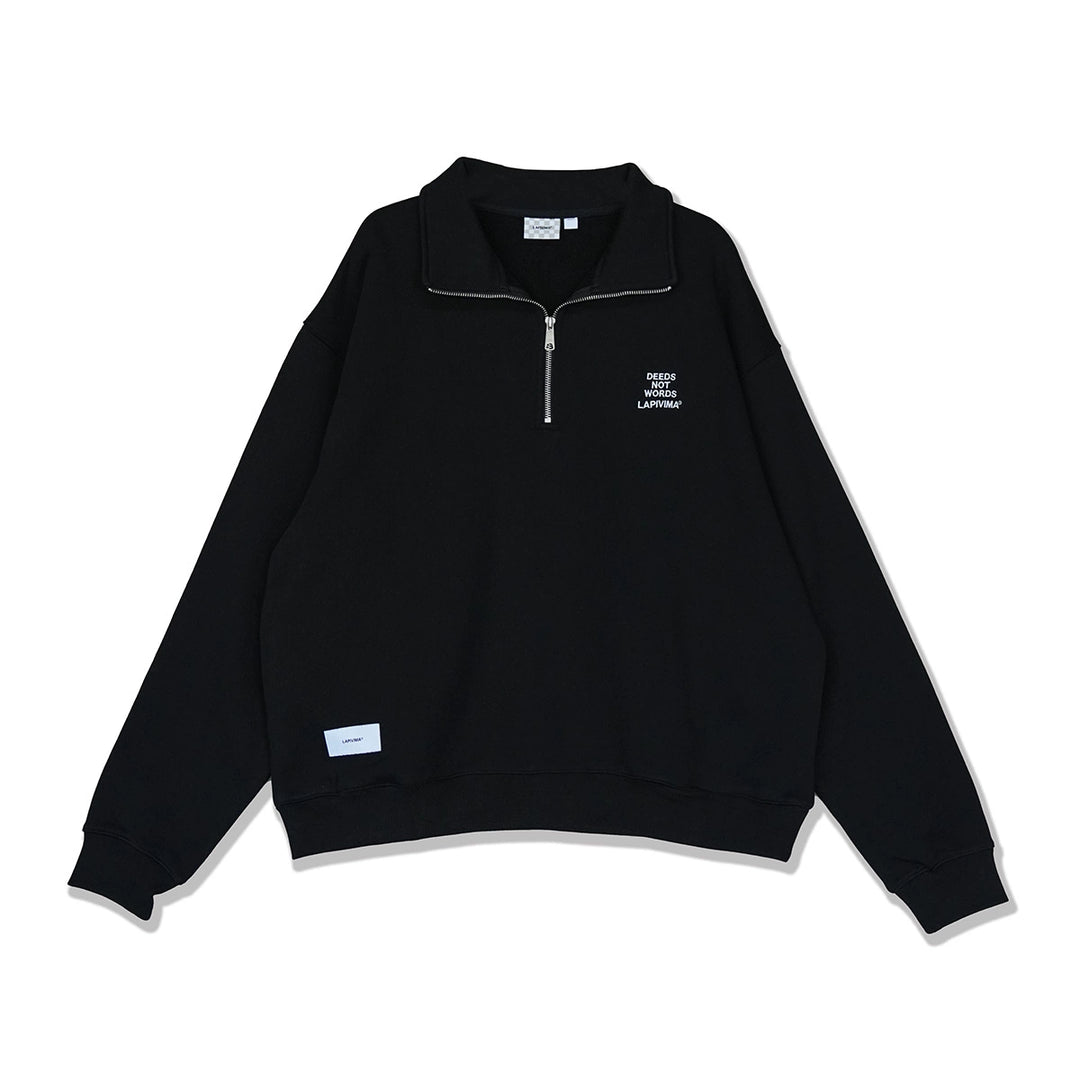 LAPRIMA HALF-ZIP MOCK SWEATSHIRT