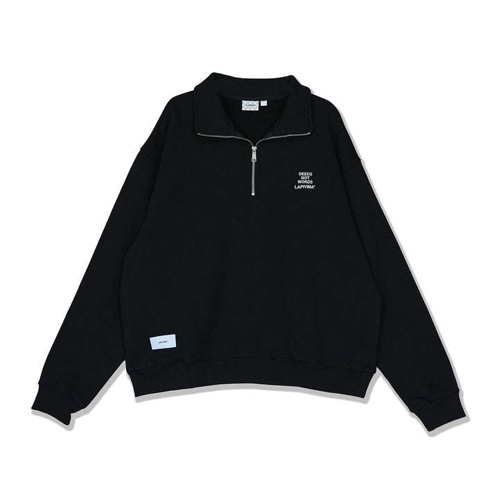 LAPRIMA HALF-ZIP MOCK SWEATSHIRT