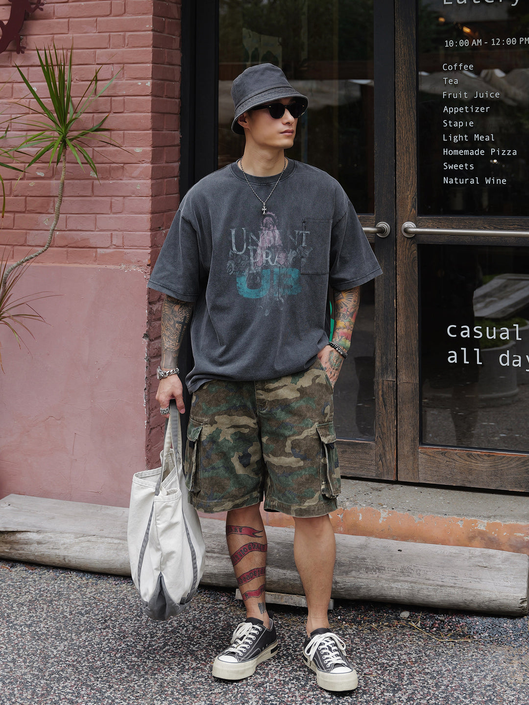 Camo Multi-Pocket Cargo Shorts