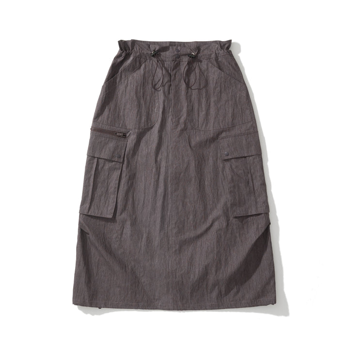 Acid Wash Cargo Skirt