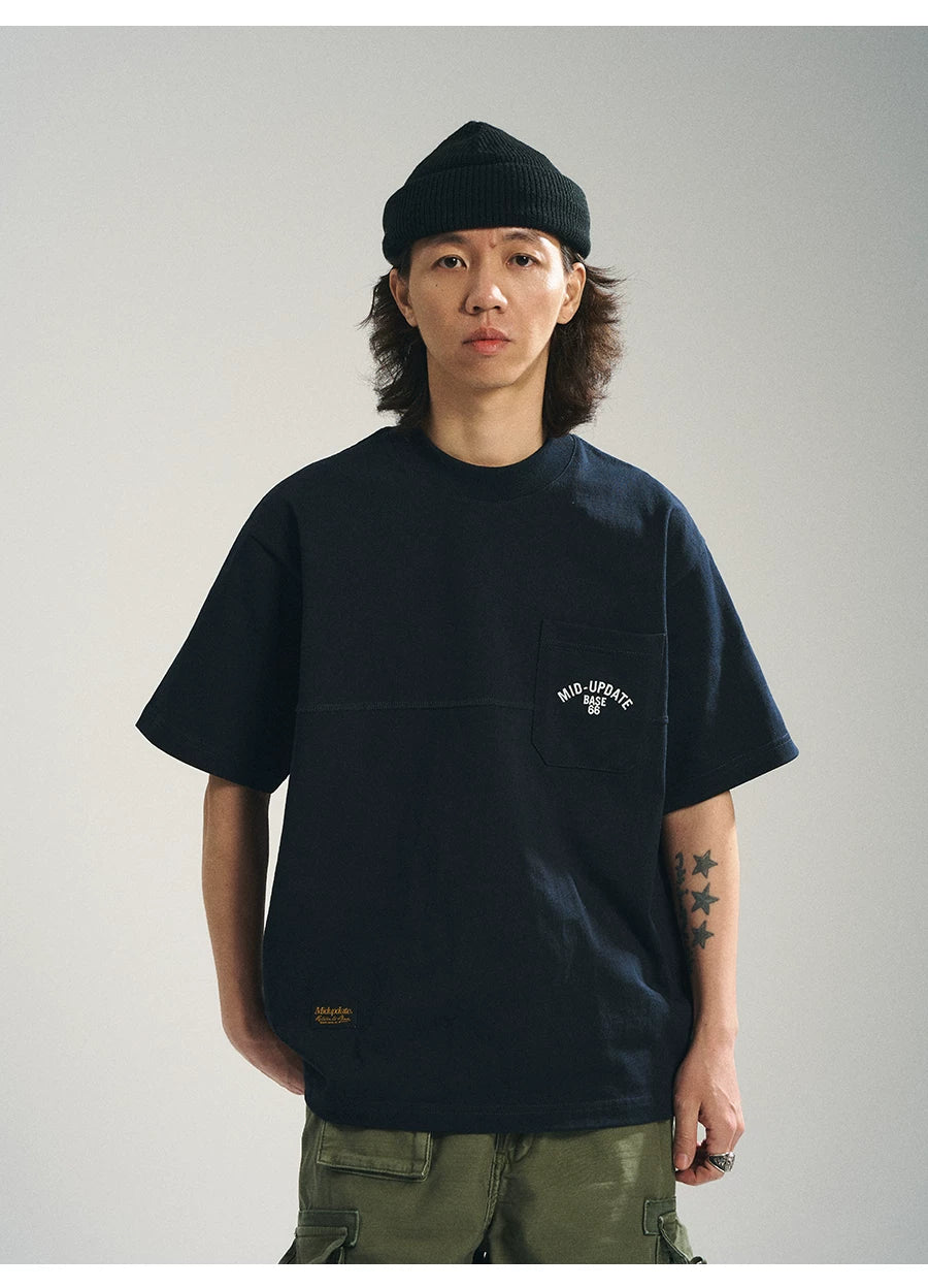 MU538 Clean Panel Pocket Tee