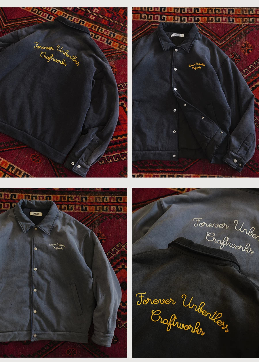 Vintage Embroidered Padded Coat