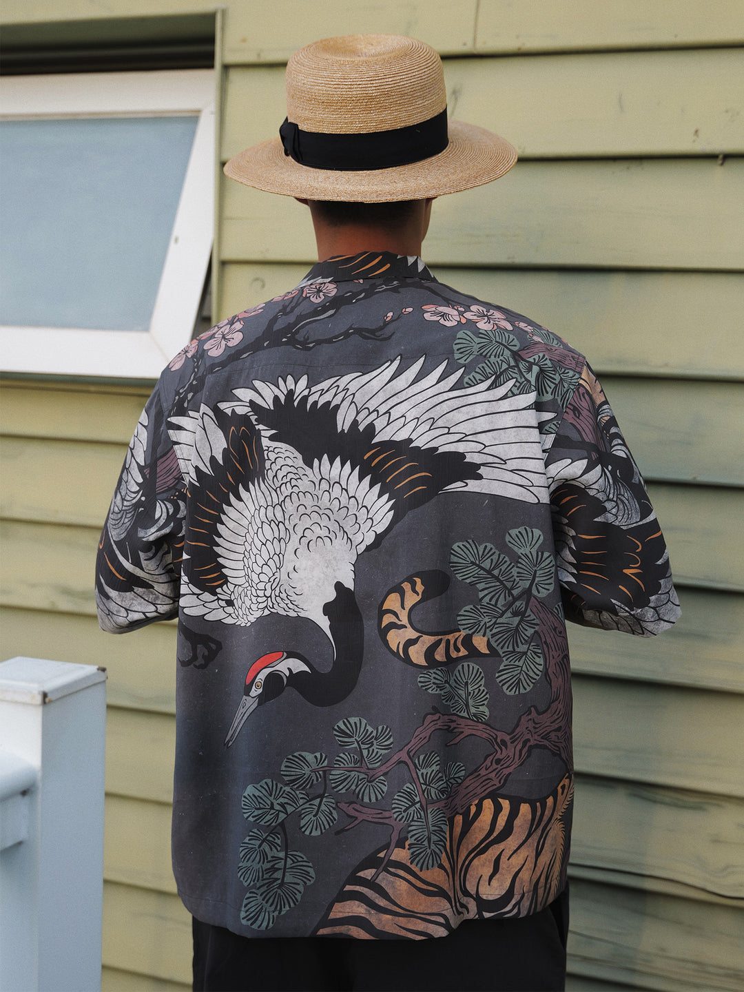 Ukiyo-E Tiger Crane Shirt
