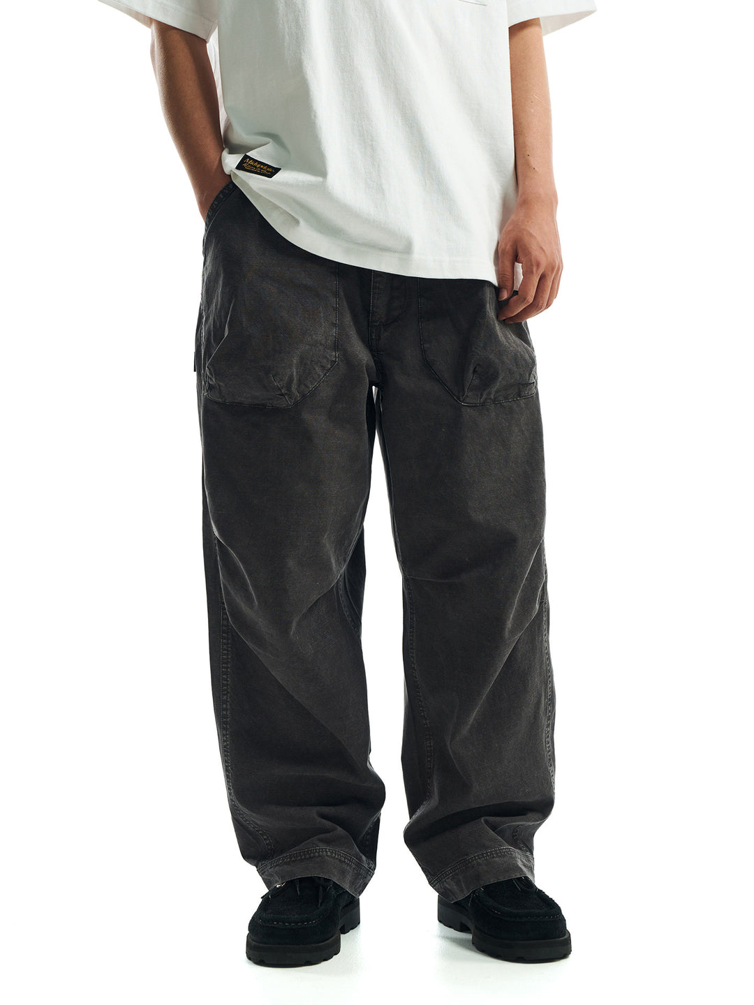 Relaxed-fit Asutra Dyed Straight-Leg Pants