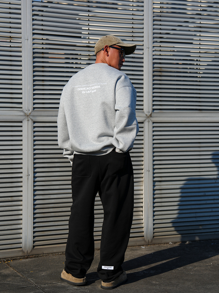 LAPRIMA AIR LAYER VELVET SWEATSHIRT