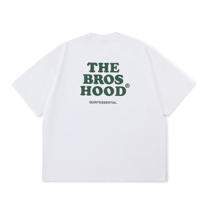 Suede Print Logo Tee