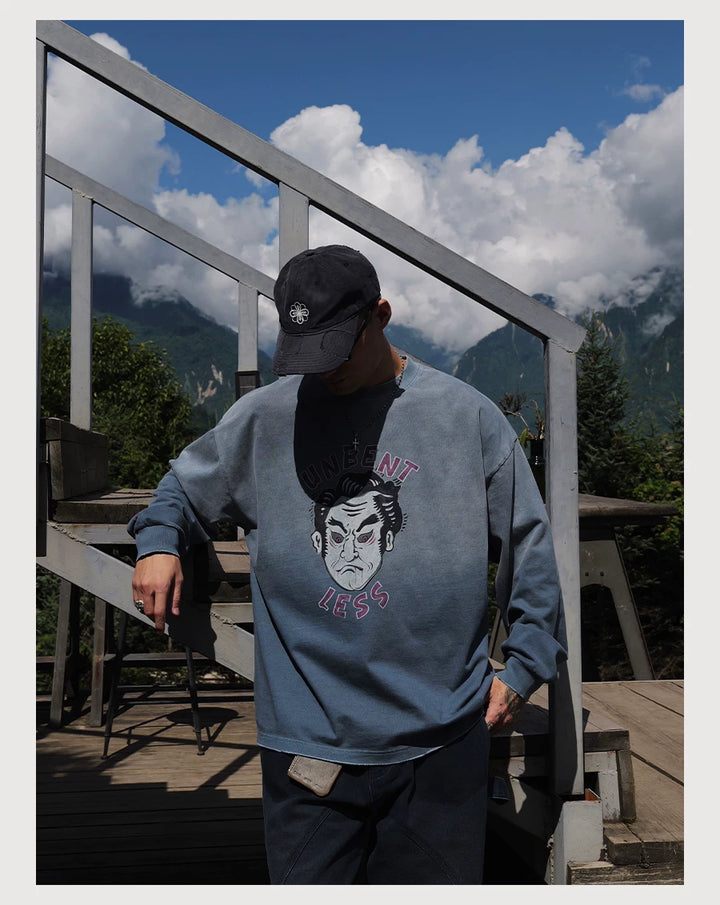 Samurai Print Long Sleeve