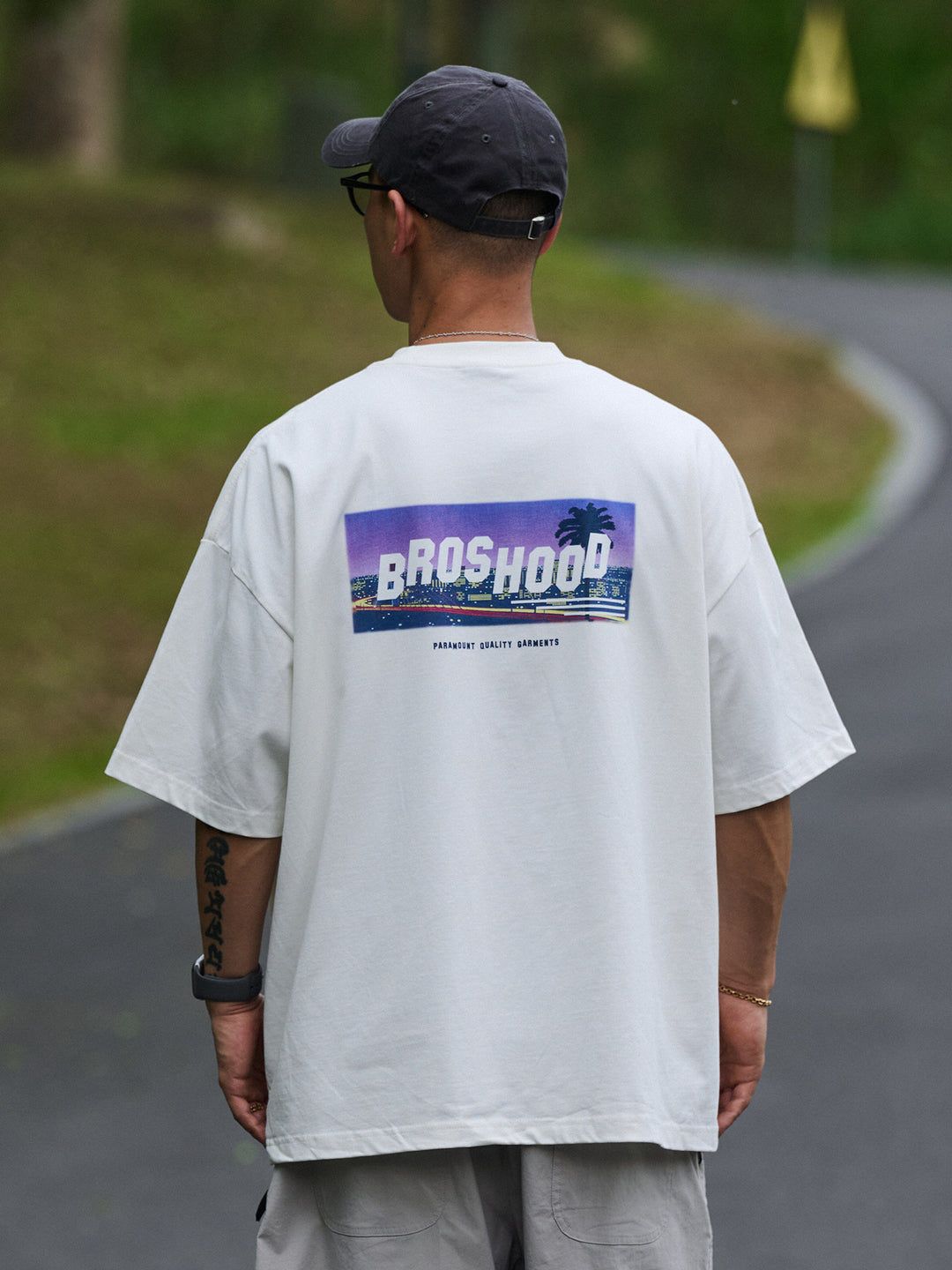 Vintage Summer Night Print Tee