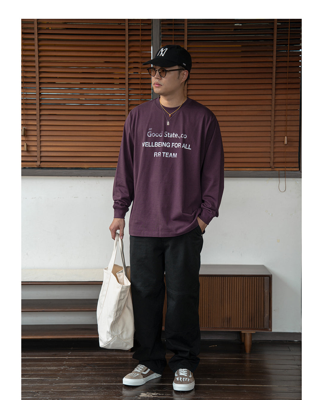 Slogan Long Sleeve Tee