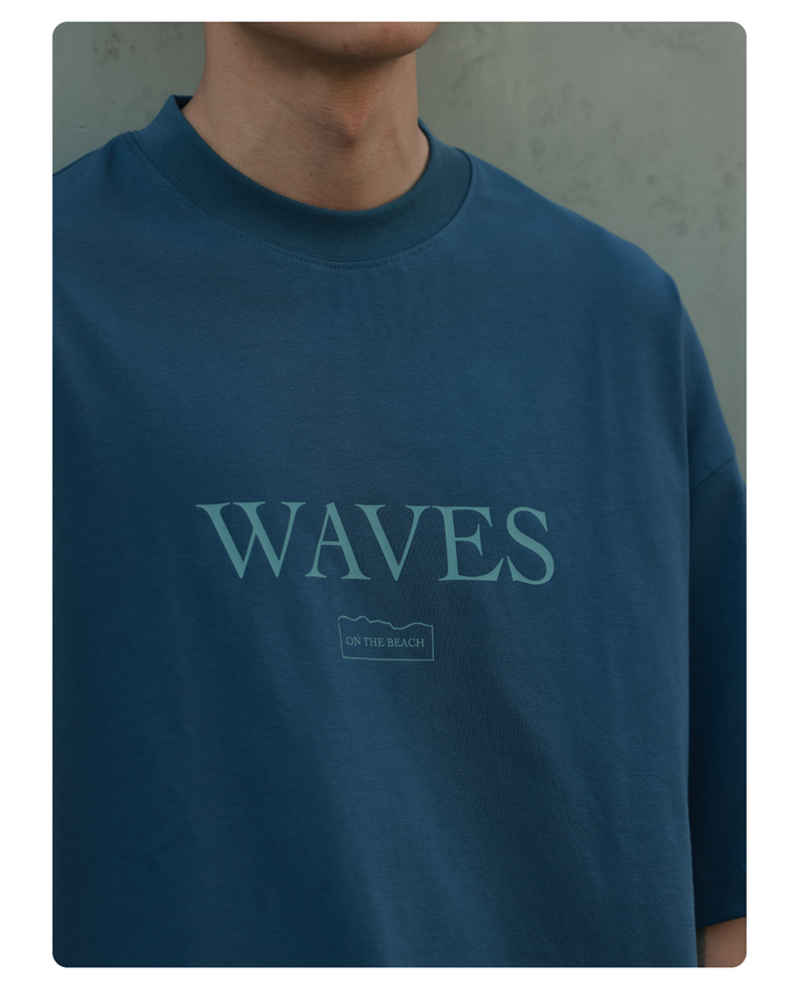 "Waves" Sorona Print Tee