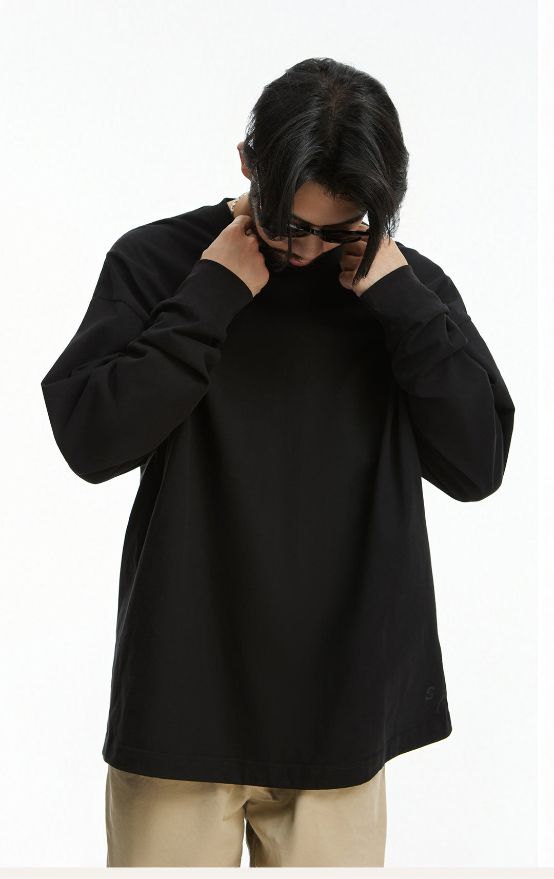 Heat tech basic long sleeve tee