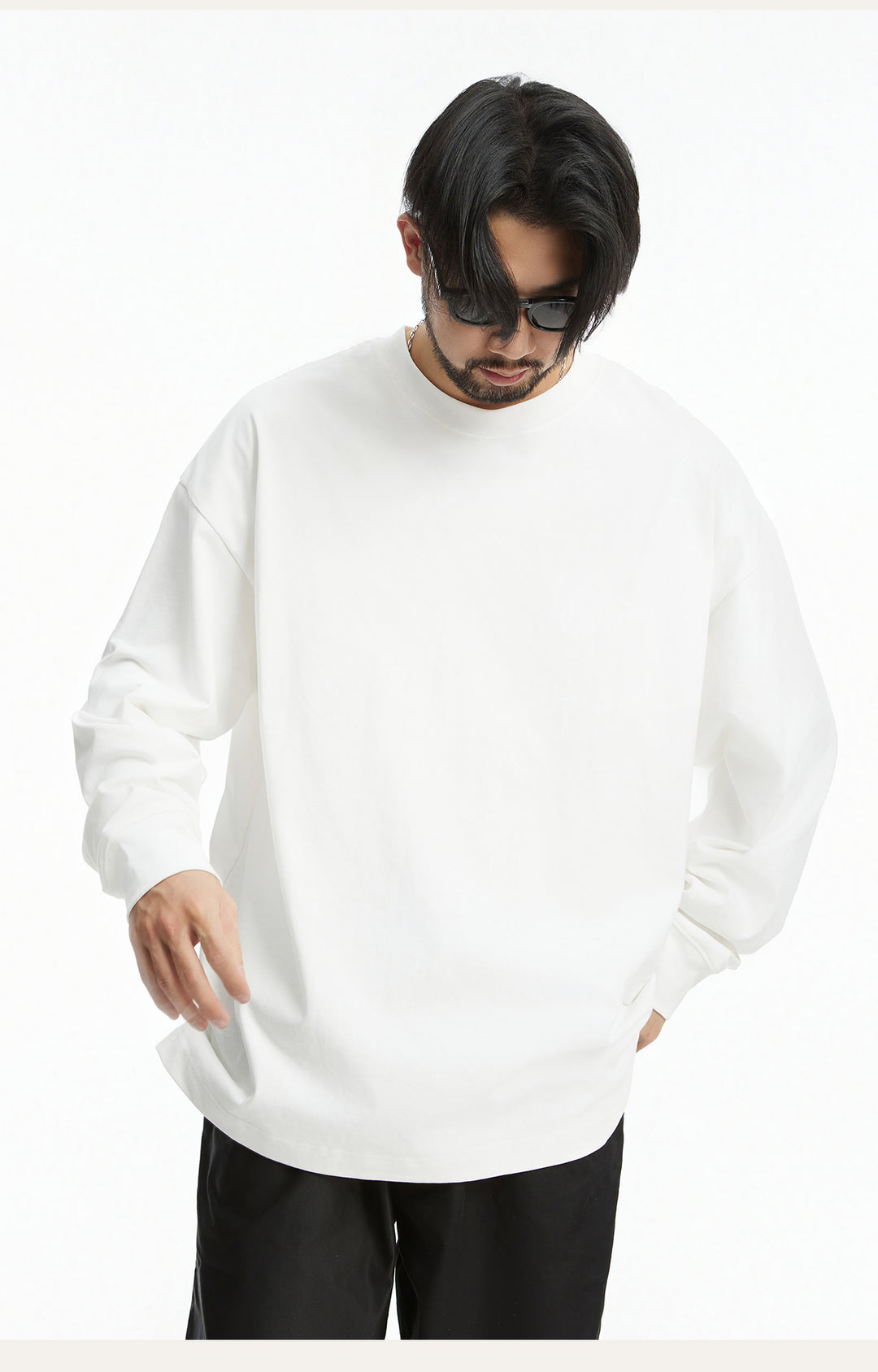 Heat tech basic long sleeve tee