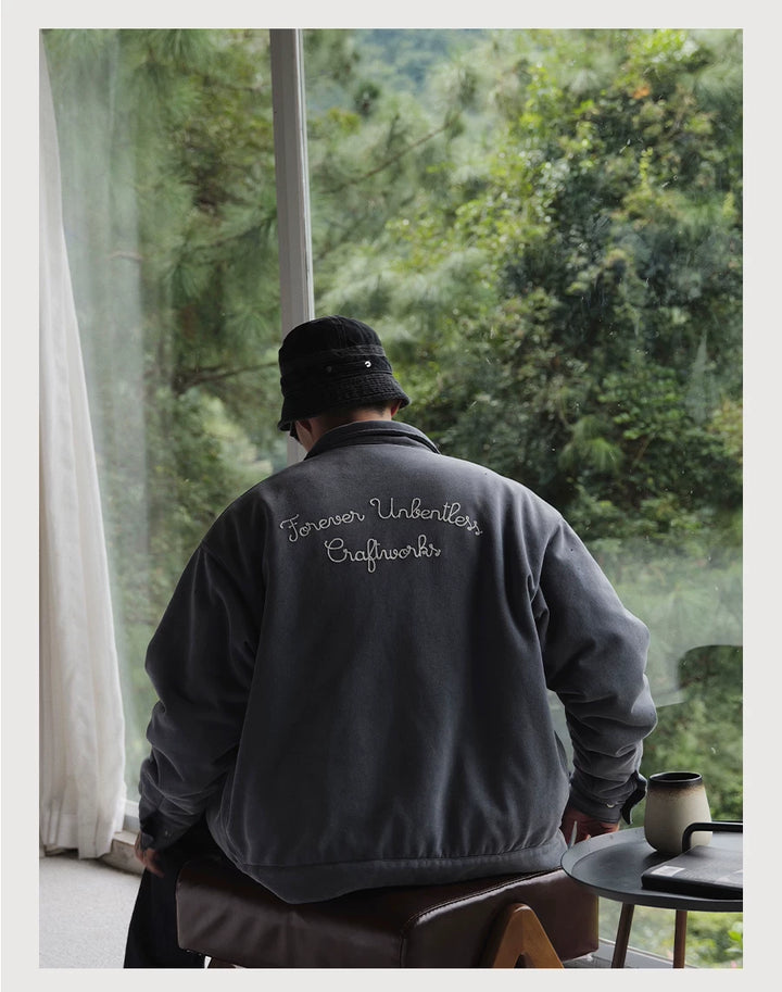 Vintage Embroidered Padded Coat