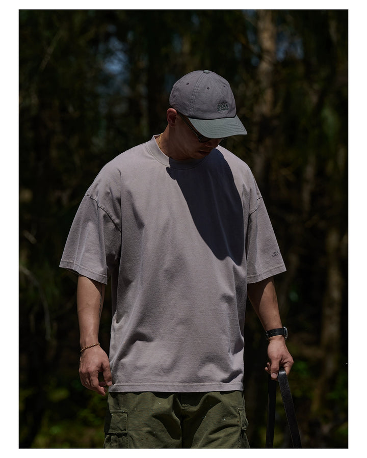 "BROS" Acid Wash Print Tee