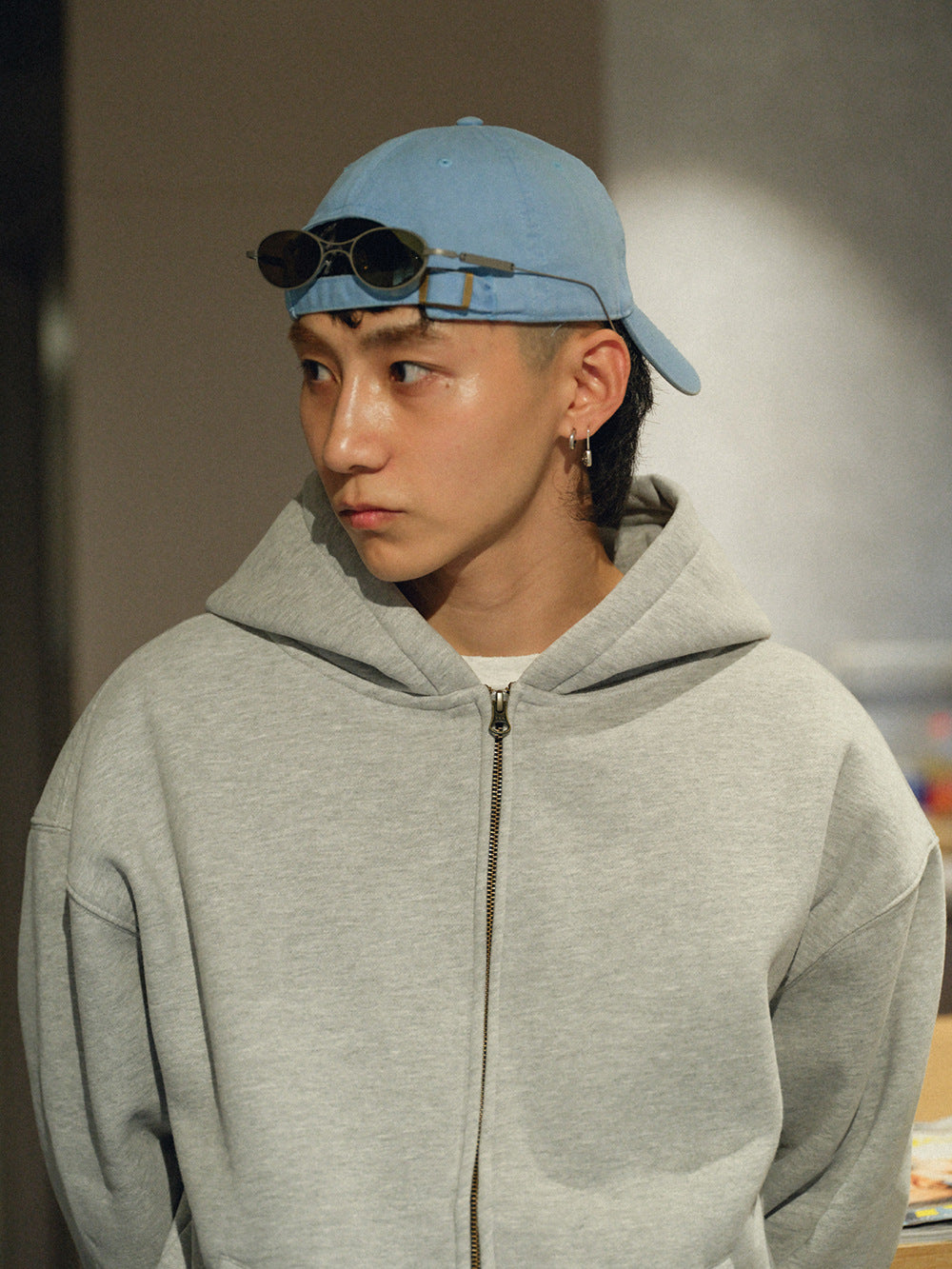 Heavyweight Fleece lined Zip Up Hoodie