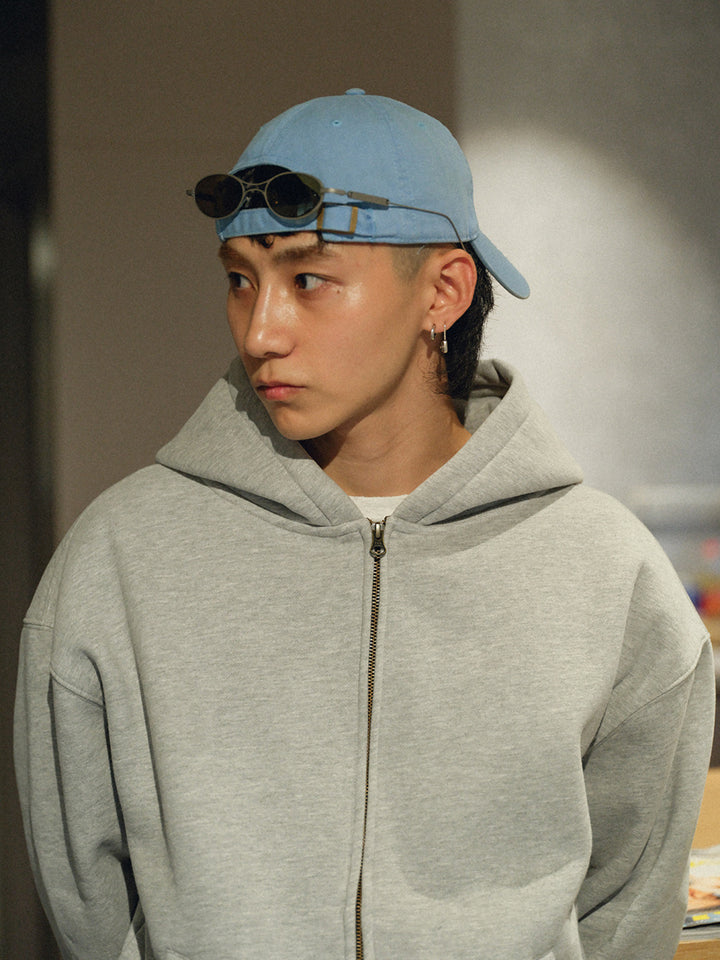 Heavyweight Fleece lined Zip Up Hoodie