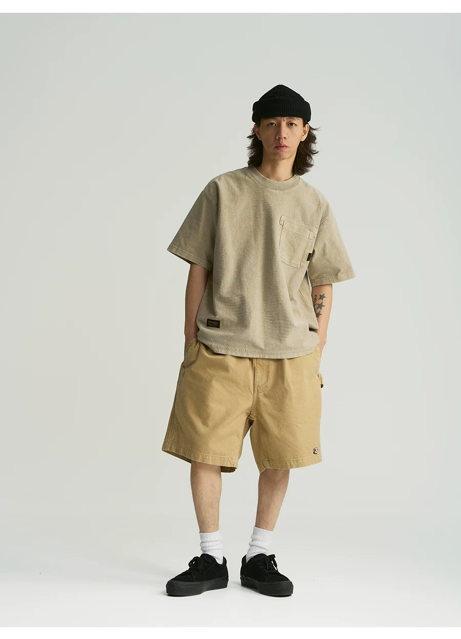 MU560 Minimalist Versatile Washed Pocket Tee