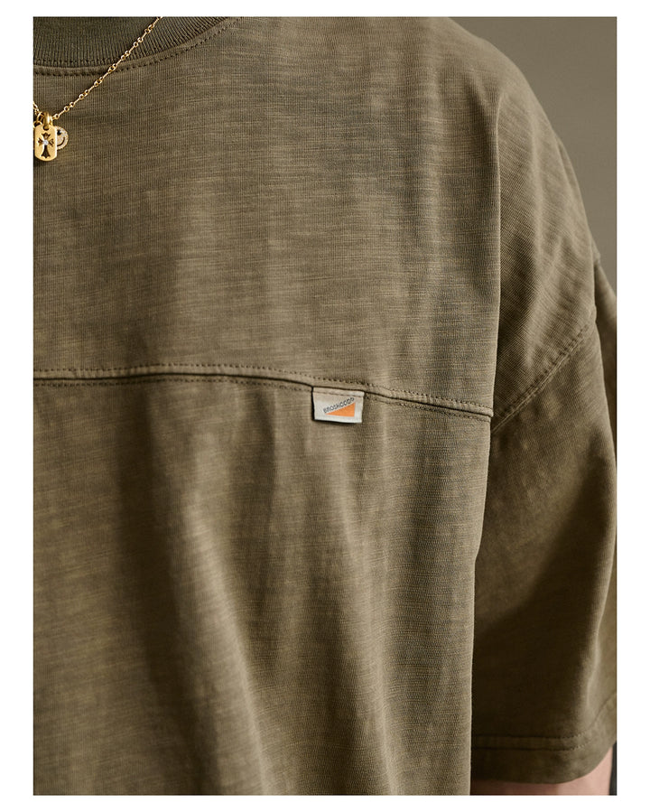 Washed Bamboo Cotton A-Cut Tee