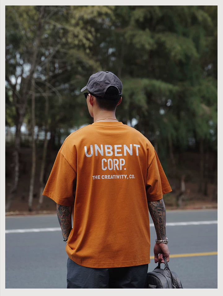 Distressed Print Pocket Tee