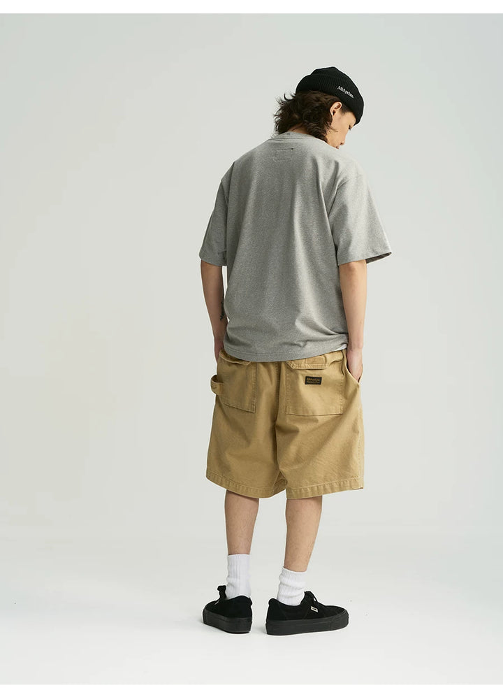 MU536 Minimalist Commuter Contrast Color Tee
