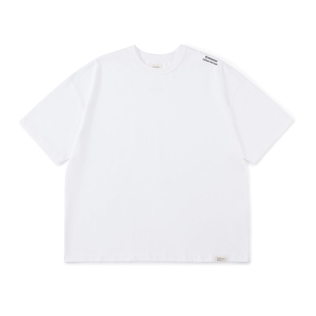 Anti-War Slogan Print Crewneck Tee