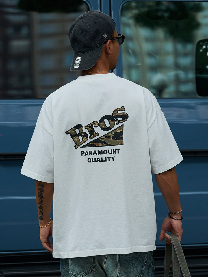 Logo Camo Print Tee