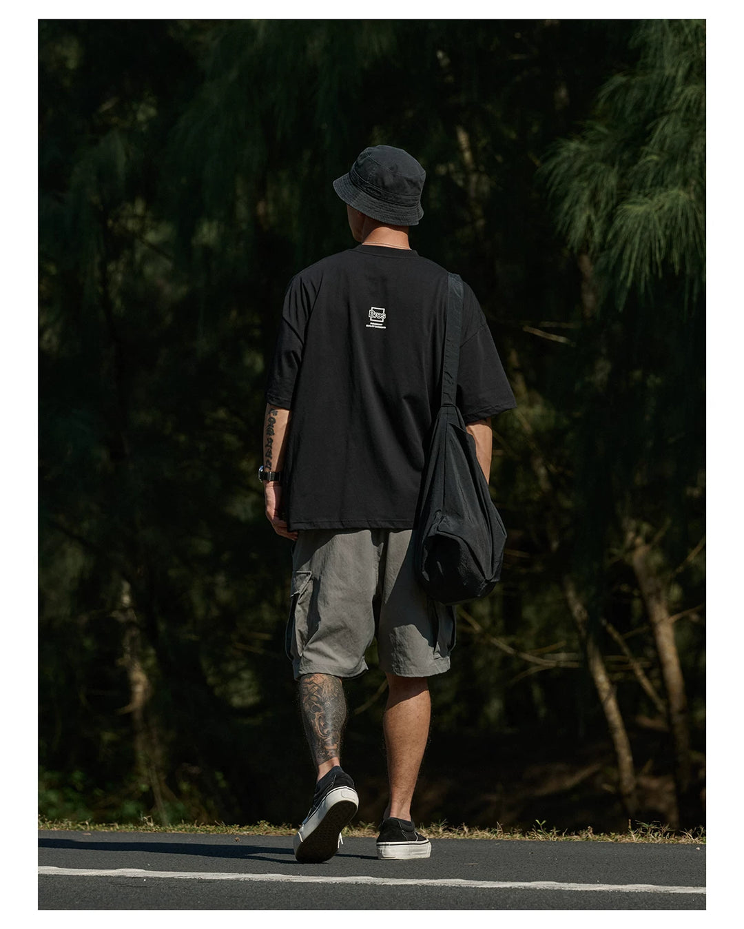 Sorona® Line Print Tee