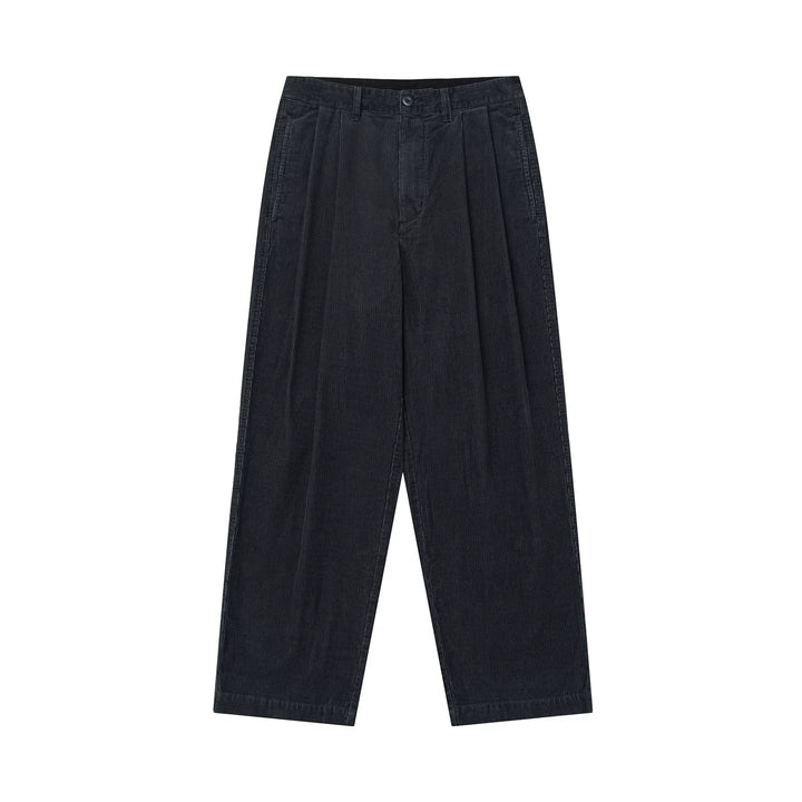 Double Pleat Corduroy Pants