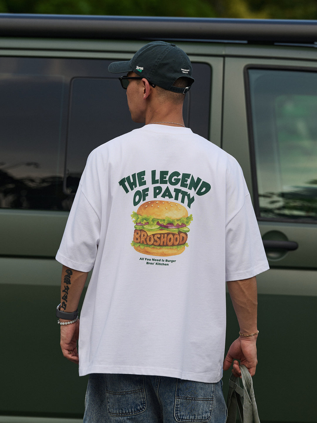 Burger Punch Print Tee