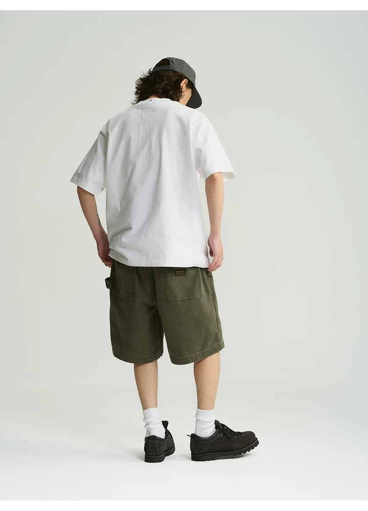 MU536 Minimalist Commuter Contrast Color Tee