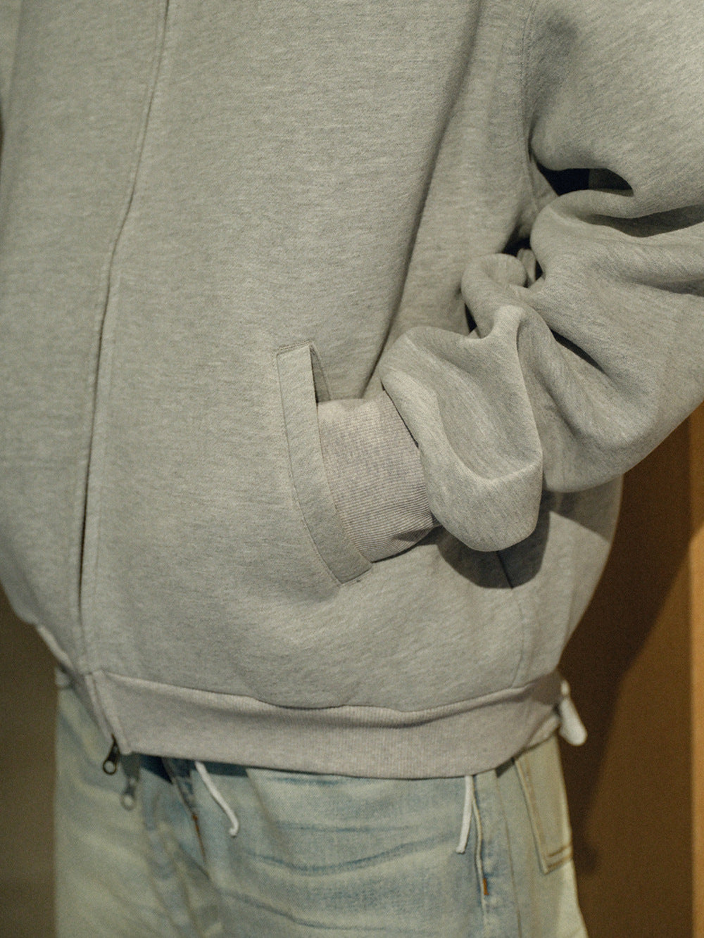 Heavyweight Fleece lined Zip Up Hoodie