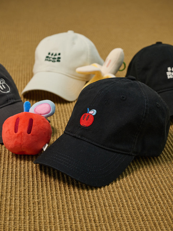 Washed Fruit Embroidered Baseball Cap