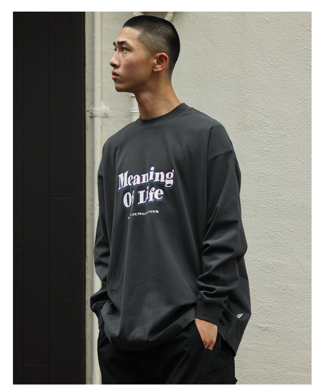 "Meaning of Life" LS Print Tee