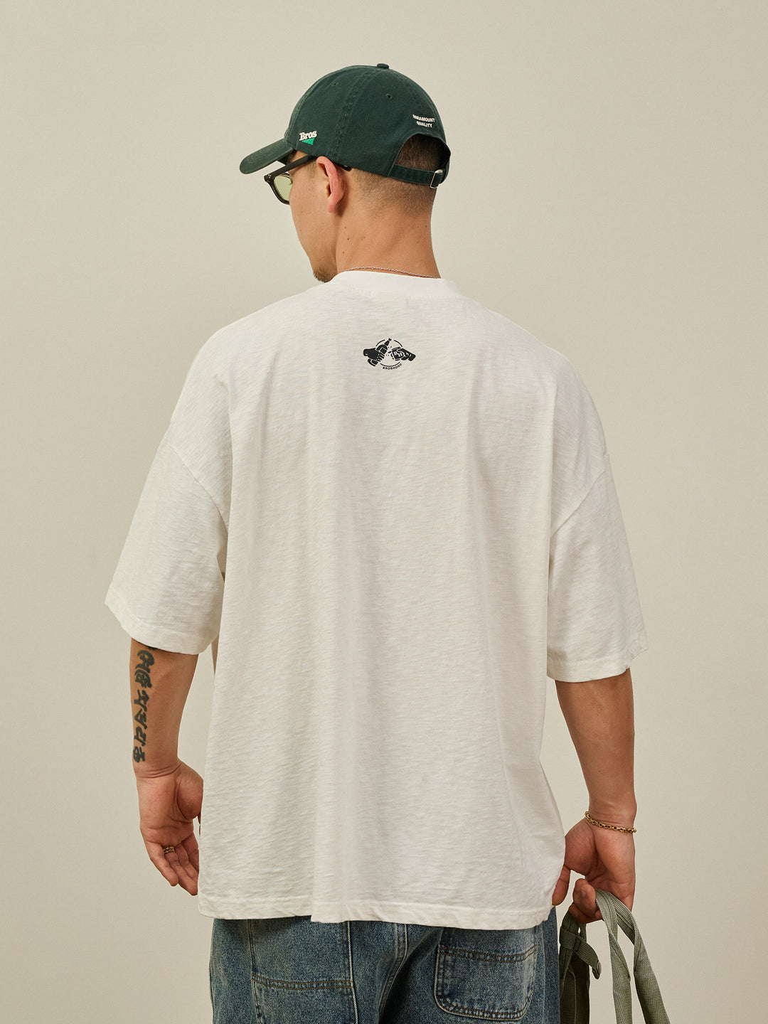 Slub Cotton Print Tee